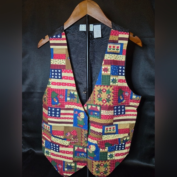 Colorful Patchwork Vest - Picture 3 of 3